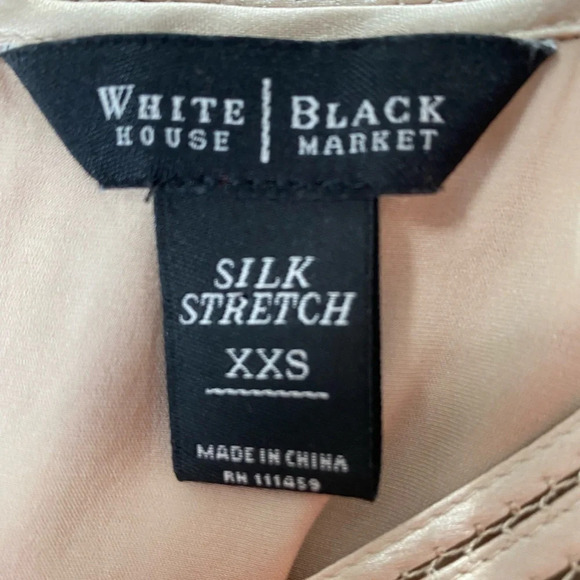 White House Black Market Silk Stretch Nude Cami Tank in XXS - Picture 2 of 6